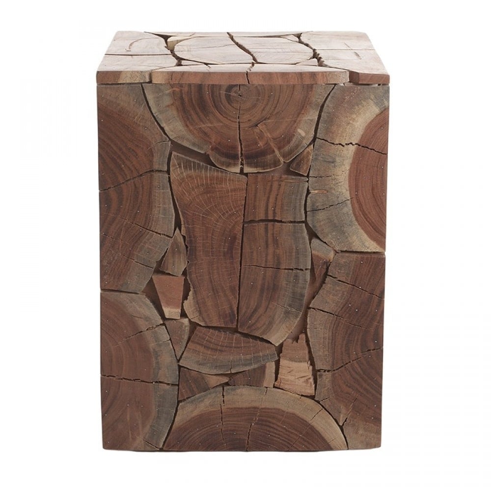 ΣΚΑΜΠΩ ΞΥΛΙΝΟ NATURAL 35X35X48 Inart 3-50-560-0006