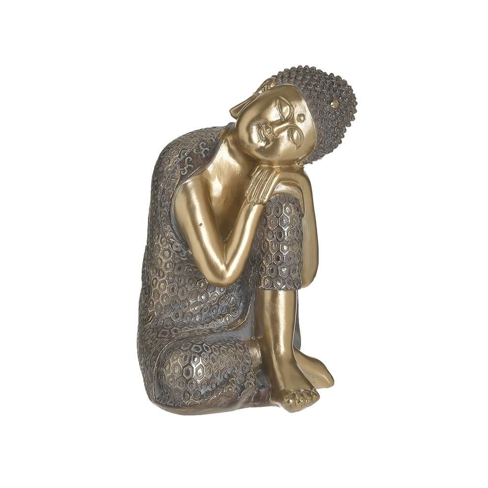 ΒΟΥΔΑΣ RESIN ΧΡΥΣΟΣ/ΓΚΡΙ 16Χ15Χ24 Inart 3-70-211-0150