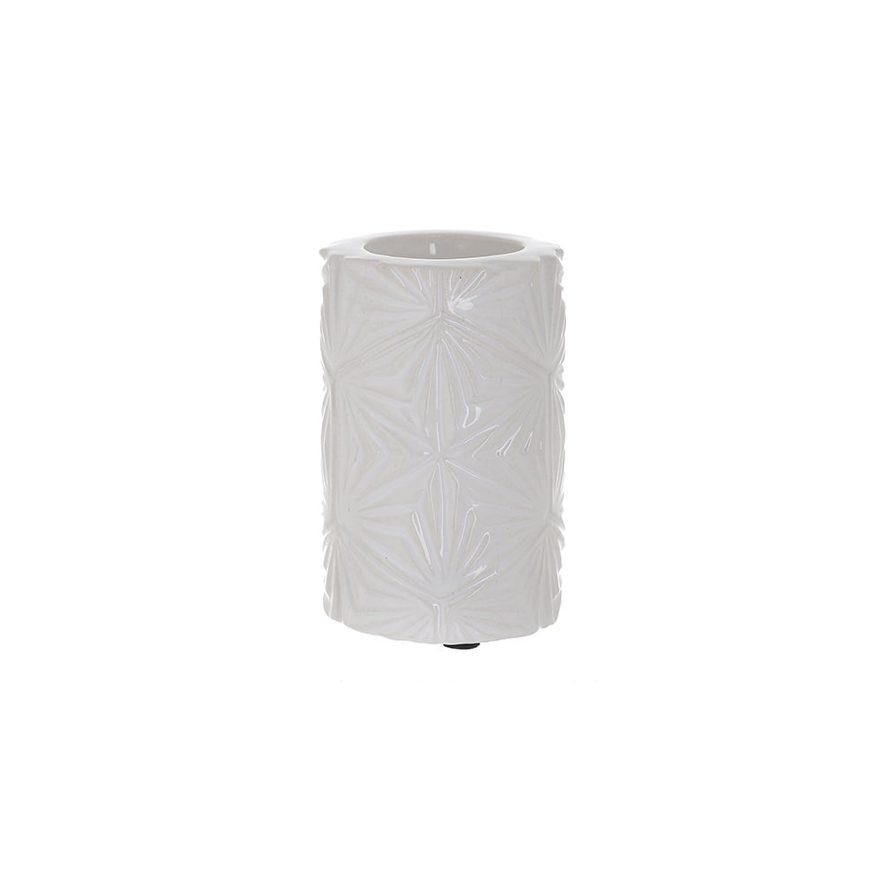 Κεραμικό Κηροπήγιο 7x7x11 Inart 3-70-663-0266