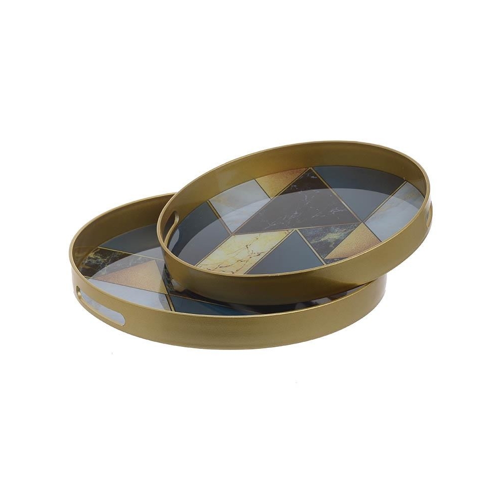 S/2 ΔΙΣΚΟΣ PL MULTICOLOR Δ38Χ4. Inart 3-70-684-0022
