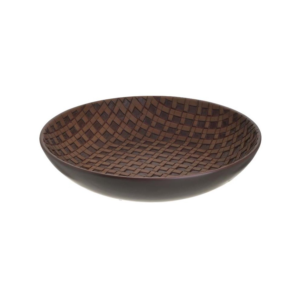 ΠΙΑΤΕΛΑ ΔΙΑΚΟΣΜΗΤΙΚΗ RESIN ΚΑΦΕ Φ30Χ6 Inart 3-70-932-0125
