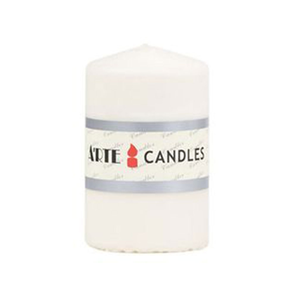 Artekko Candle Κερί Λευκό (8x8x12)cm Artekko 343-2009