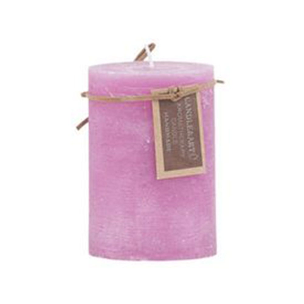 Artekko Candle Κερί Μώβ (7x7x10)cm Artekko 343-2012