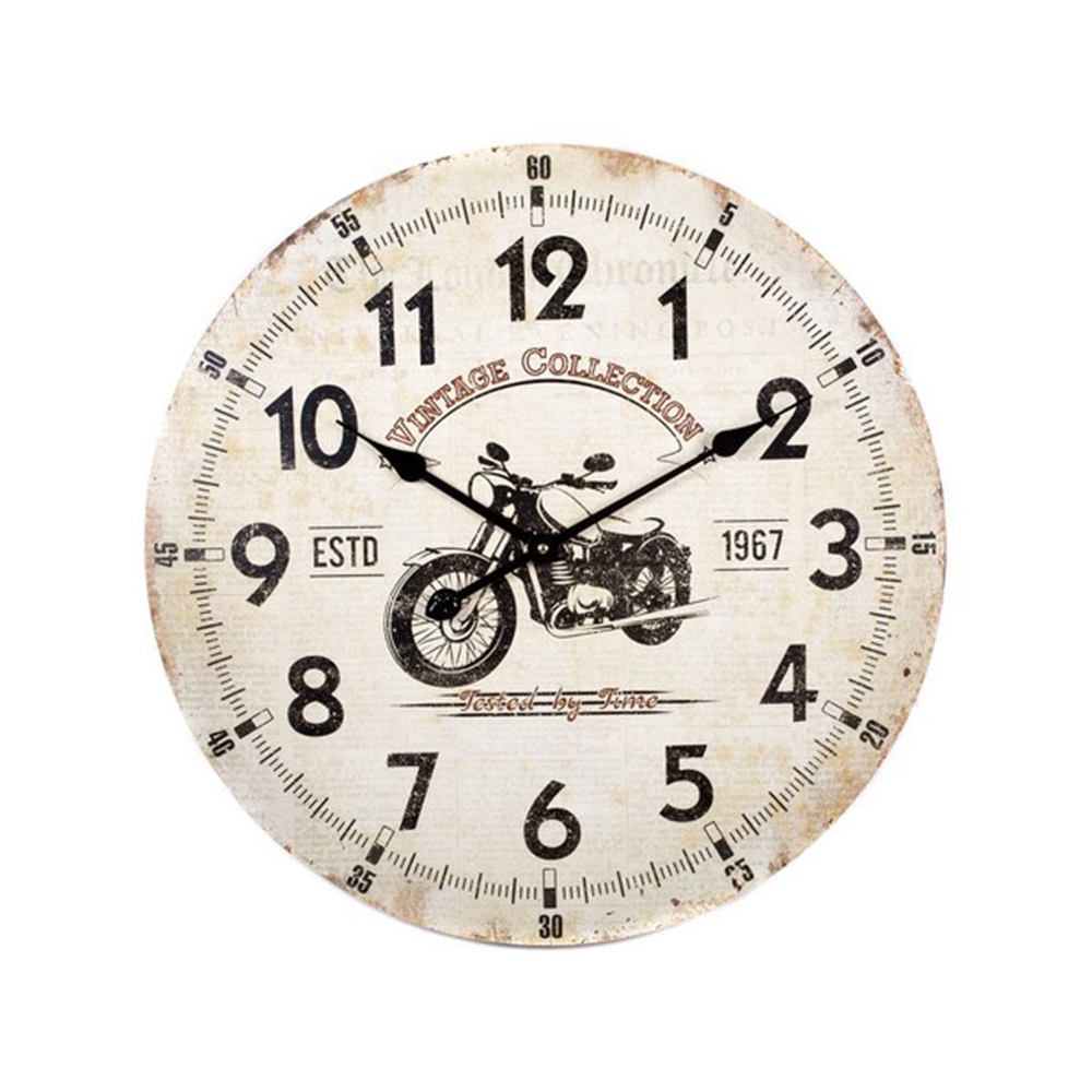 Artekko Jueps MDF Διακοσμητικό Ρολόι Τοίχουk (60x60)cm Artekko 410-2020