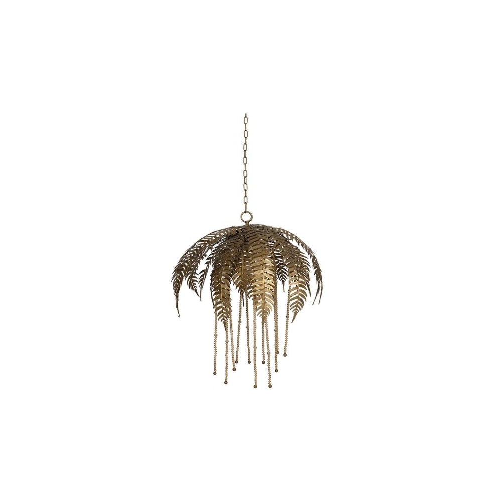 Artekko Palm Χρυσό Μεταλλικό Φωτιστικό Οροφής (56x56x48)cm Artekko 41359CE