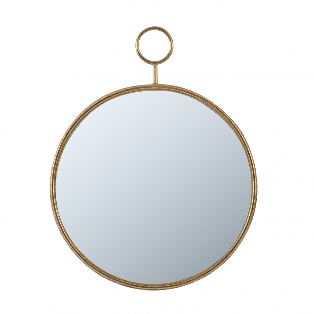 Artekko Mirror Χρυσός Μεταλλικός Καθρέπτης Τοίχου (57x4.5x72)cm Artekko 44408-DS