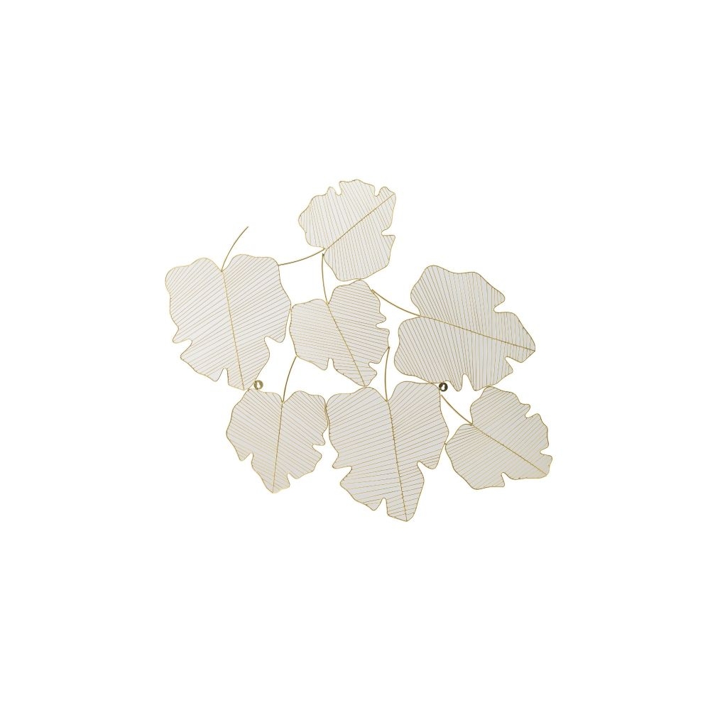 Artekko Leaf Χρυσό Μεταλλικό Διάτριτο Διακοσμητικό Τοίχου (125x95x2)cm Artekko 45064