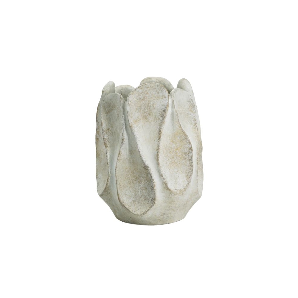 Artekko Cement Βάζο Κασπώ Τσιμεντένιο Μπεζ (20x20x25.5)cm Artekko 460261