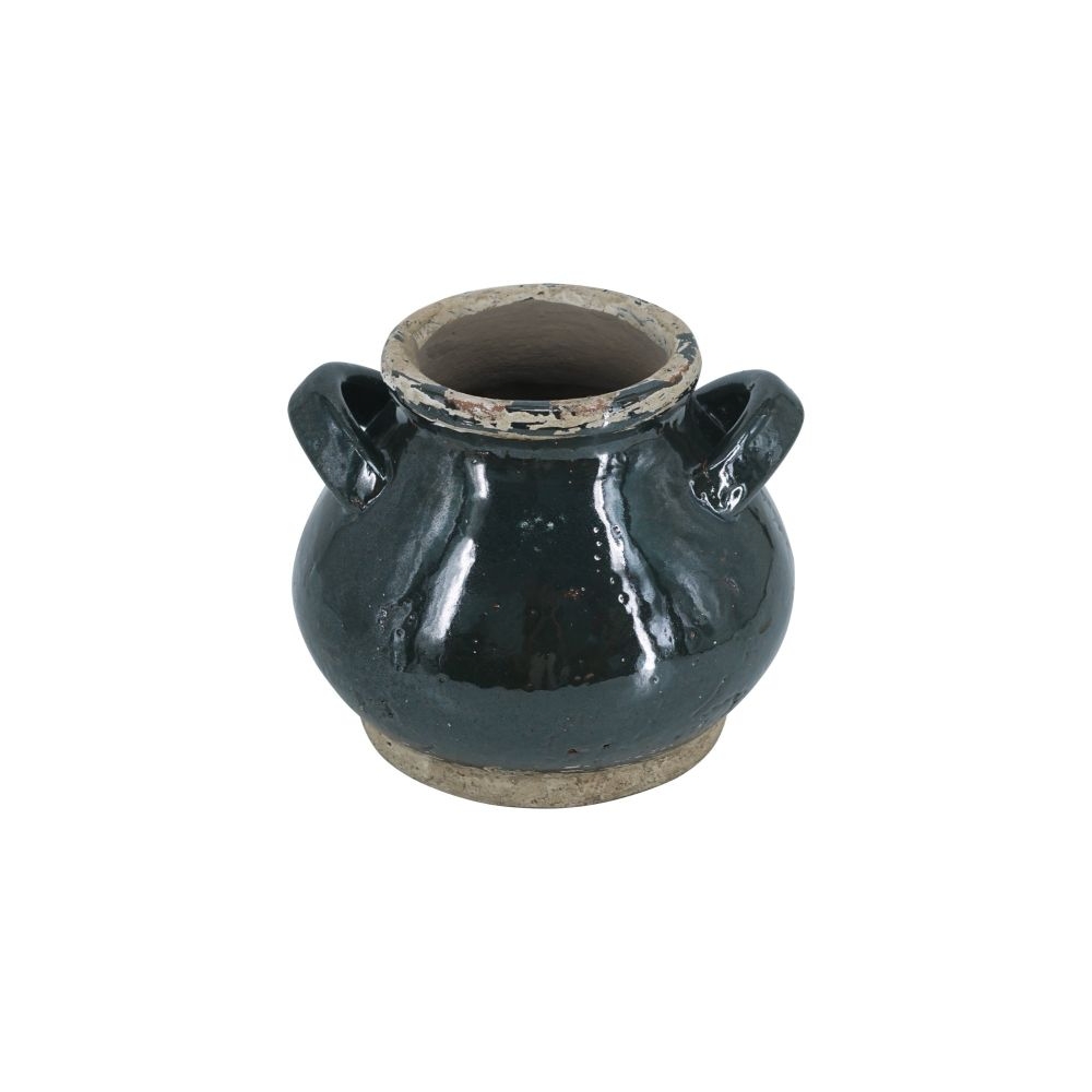 Artekko Antique Πράσινο Βάζο από Τερακότα (20x20x17)cm Artekko 460267