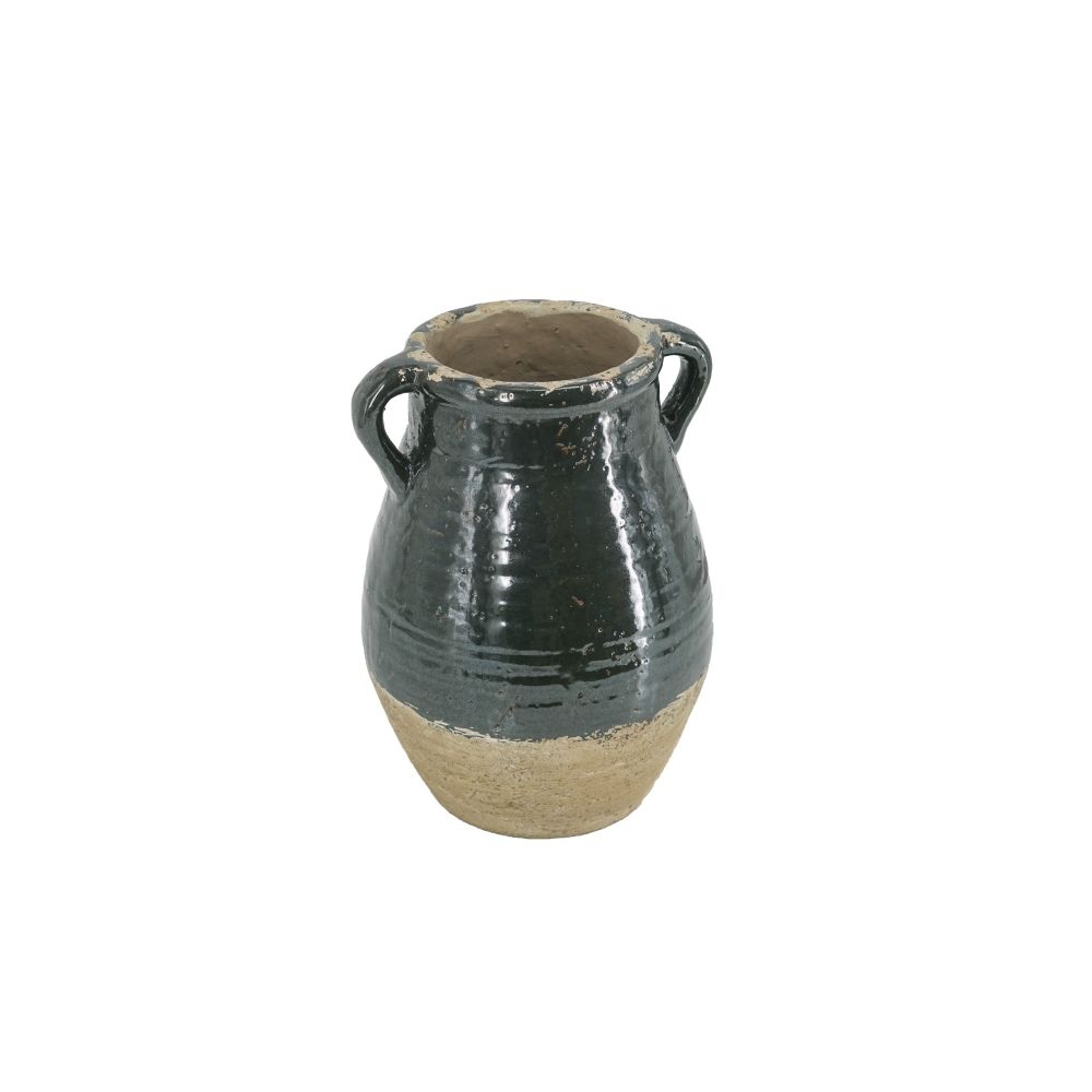 Artekko Antique Πράσινο Βάζο από Τερακότα (24.5x24.5x33)cm Artekko 460268