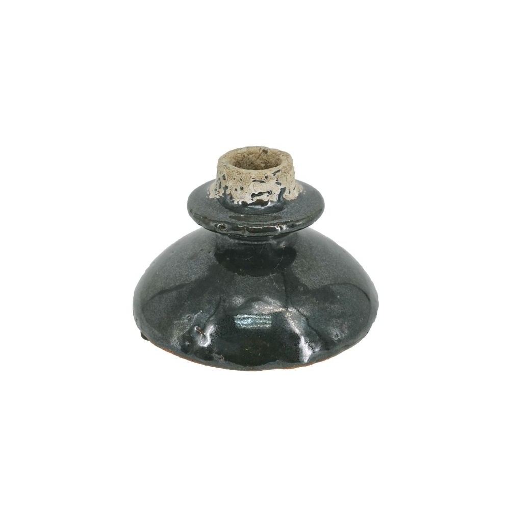 Artekko Antique Πράσινο Κηροπήγιο από Τερακότα (12x12x8)cm Artekko 460270