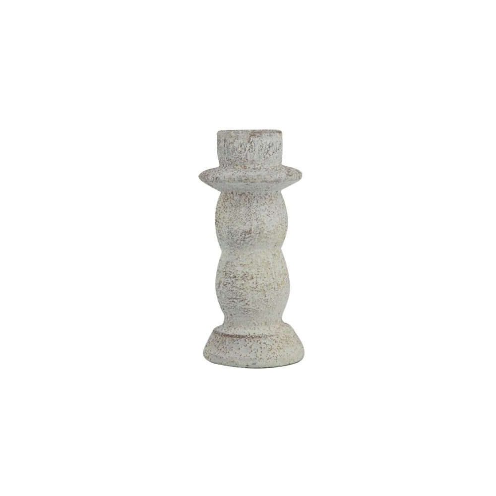 Artekko Cement Κηροπήγιο Τσιμεντένιο Λευκό (7.5x7.5x16.5)cm Artekko 460295