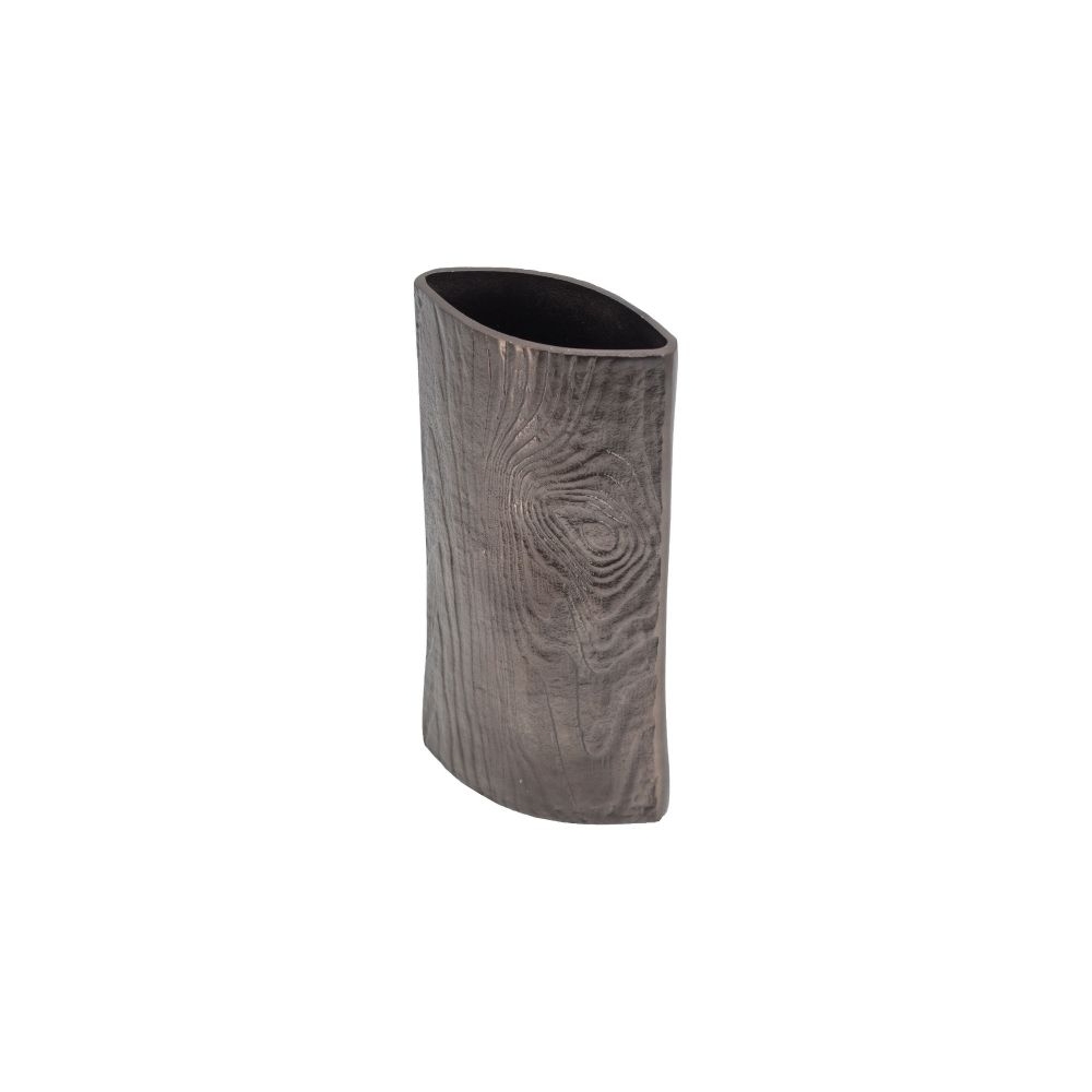 Artekko Zebra Γκρι Μεταλλικό Βάζο (15.5x7x31)cm Artekko 48660