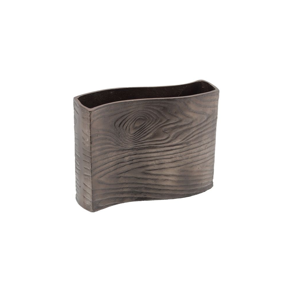 Artekko Zebra Γκρι Μεταλλικό Βάζο (29.5x9.5x22.5)cm Artekko 48663