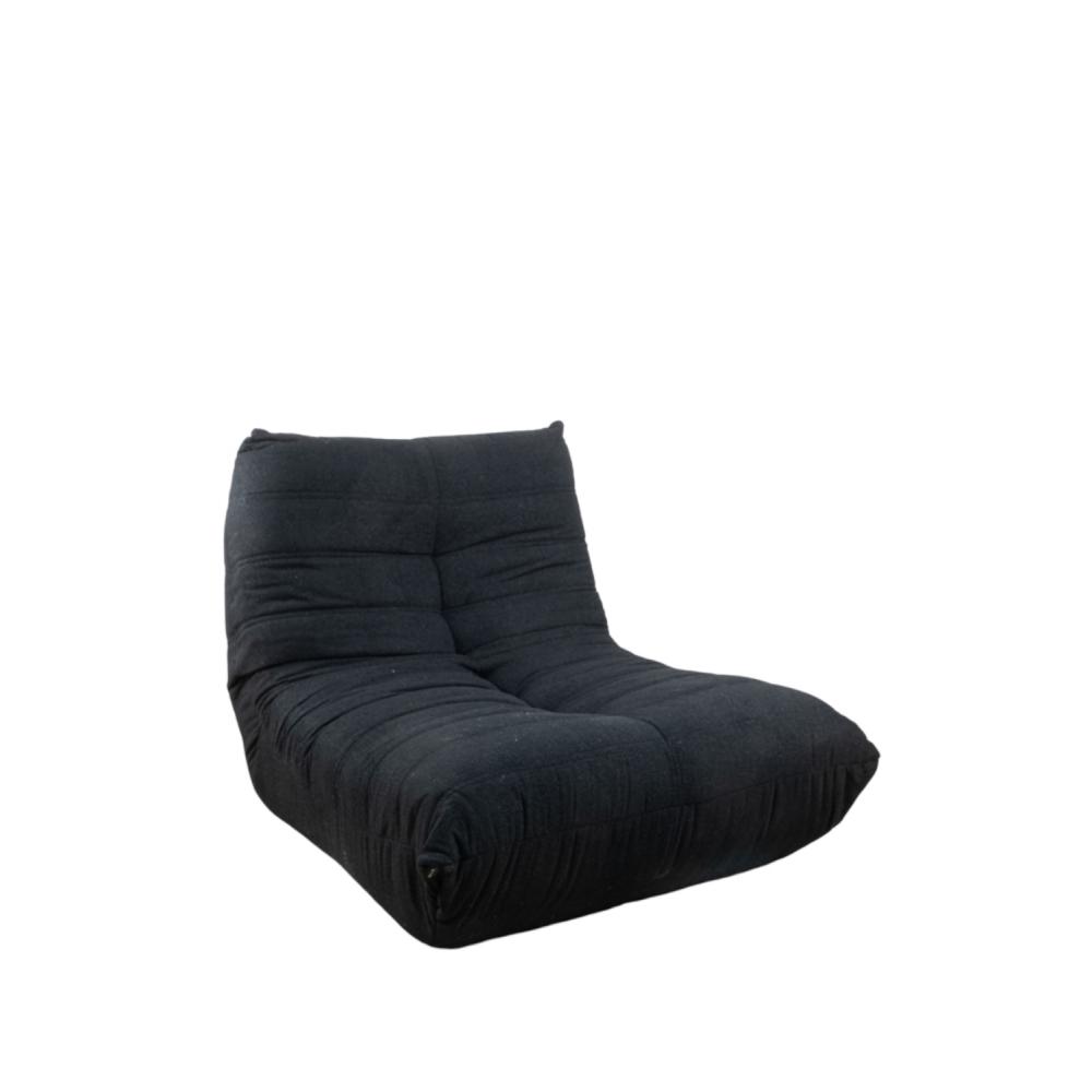 ΠΟΛΥΘΡΟΝΑ LAZY ΜΑΥΡΗ ΥΦΑΣΜΑ 88Χ108Χ86ΕΚ Idea Home 24.34.50233