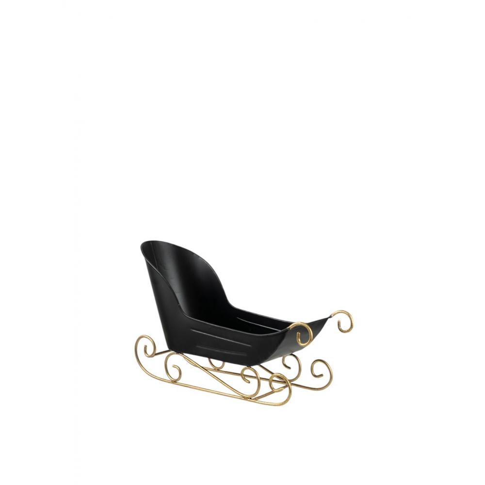 ΜΕΤΑΛΛΙΚΗ ΑΜΑΞΑ ΜΑΥΡΗ  ΧΡΥΣΗ 38Χ14,5Χ25ΕΚ Idea Home 24.9.50350