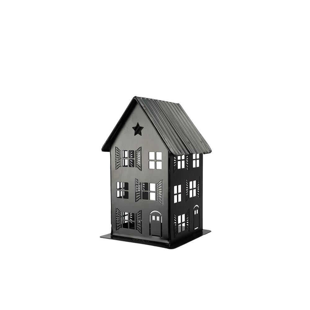 ΜΕΤΑΛΛΙΚΟ ΣΠΙΤΙ ΜΑΥΡΟ 12Χ12,5Χ20ΕΚ Idea Home 24.9.50386