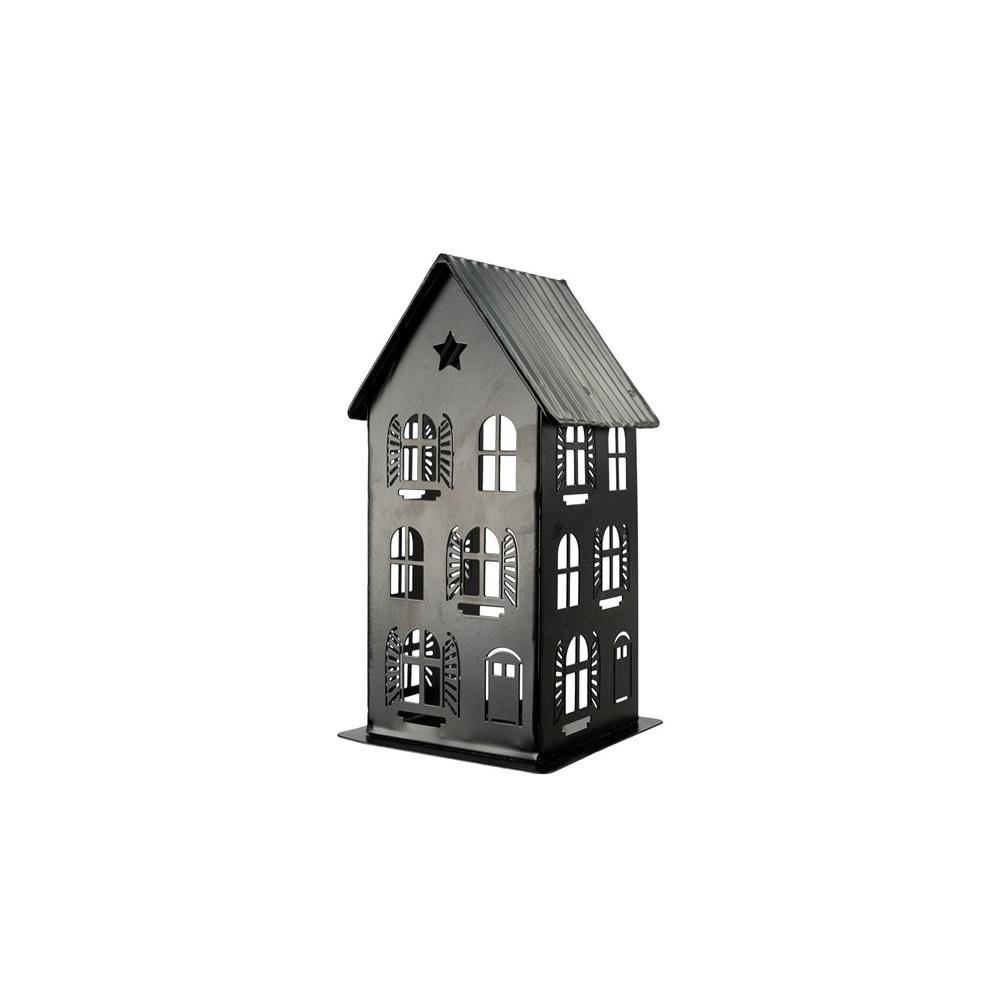 ΜΕΤΑΛΛΙΚΟ ΣΠΙΤΙ ΜΑΥΡΟ 13Χ12,5Χ23,5ΕΚ Idea Home 24.9.50389
