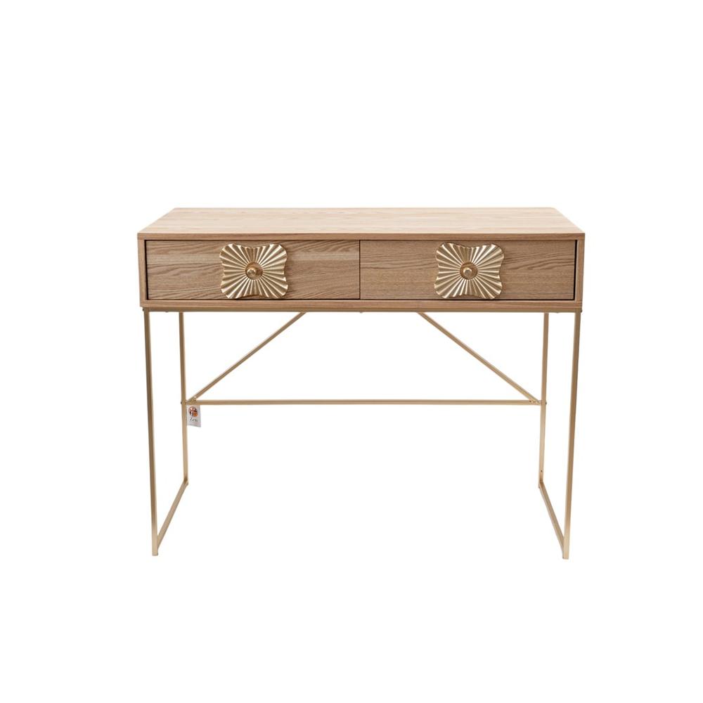 ΕΠΙΠΛΟ ΚΟΝΣΟΛΑ MDF ΚΑΦΕ ΧΡΥΣΗ 100Χ39Χ77ΕΚ Idea Home 24.39.51290