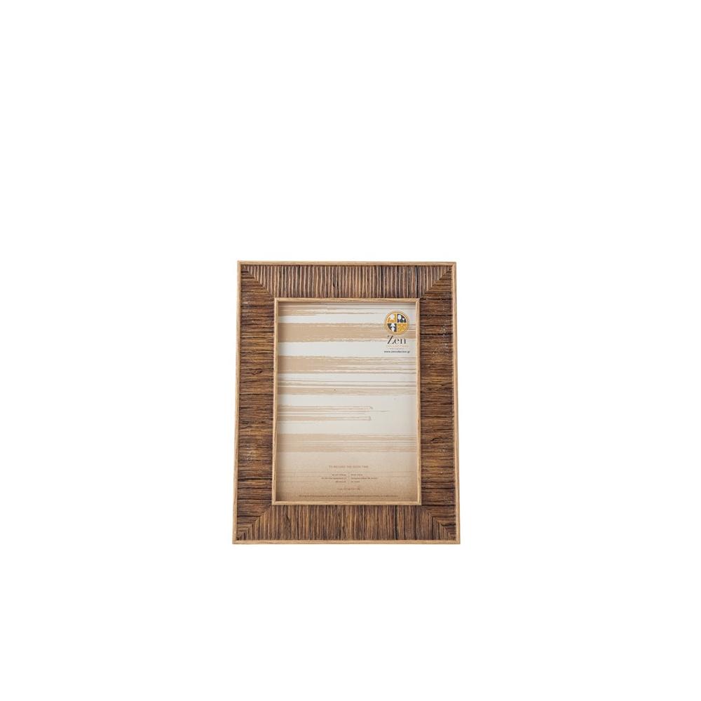 ΚΟΡΝΙΖΑ ΠΛΑΣΤΙΚΗ ΚΑΦΕ ΣΑΝ ΞΥΛΟ 13Χ18ΕΚ Idea Home 25.27.51711