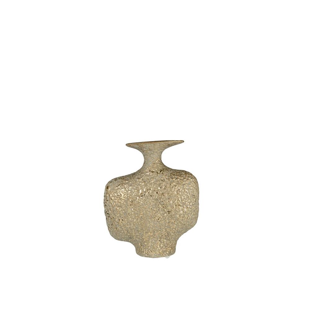 ΚΕΡΑΜΙΚΟ ΒΑΖΟ ΣΑΓΡΕ ΓΚΡΙ ΧΡΥΣΟ  21X8,3X24,5CM Idea Home 26.23.52949
