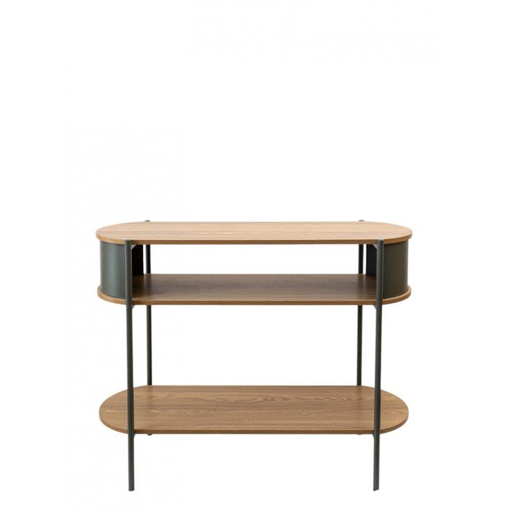 ΜΕΤΑΛΛΙΚΗ ΚΟΝΣΟΛΑ ΧΑΚΙ ΜΕ MDF PB 100X39X76EK Idea Home 26.18.53130