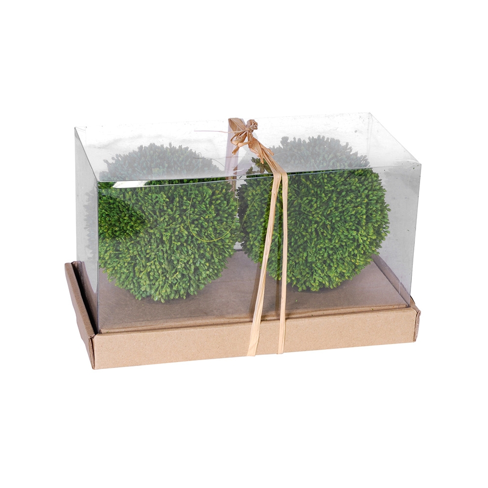 Artekko Boxwood Πράσινη Τεχνητή Μπάλα Πύξος (15.2x15.2x15.2)cm 2pcs Artekko 58202