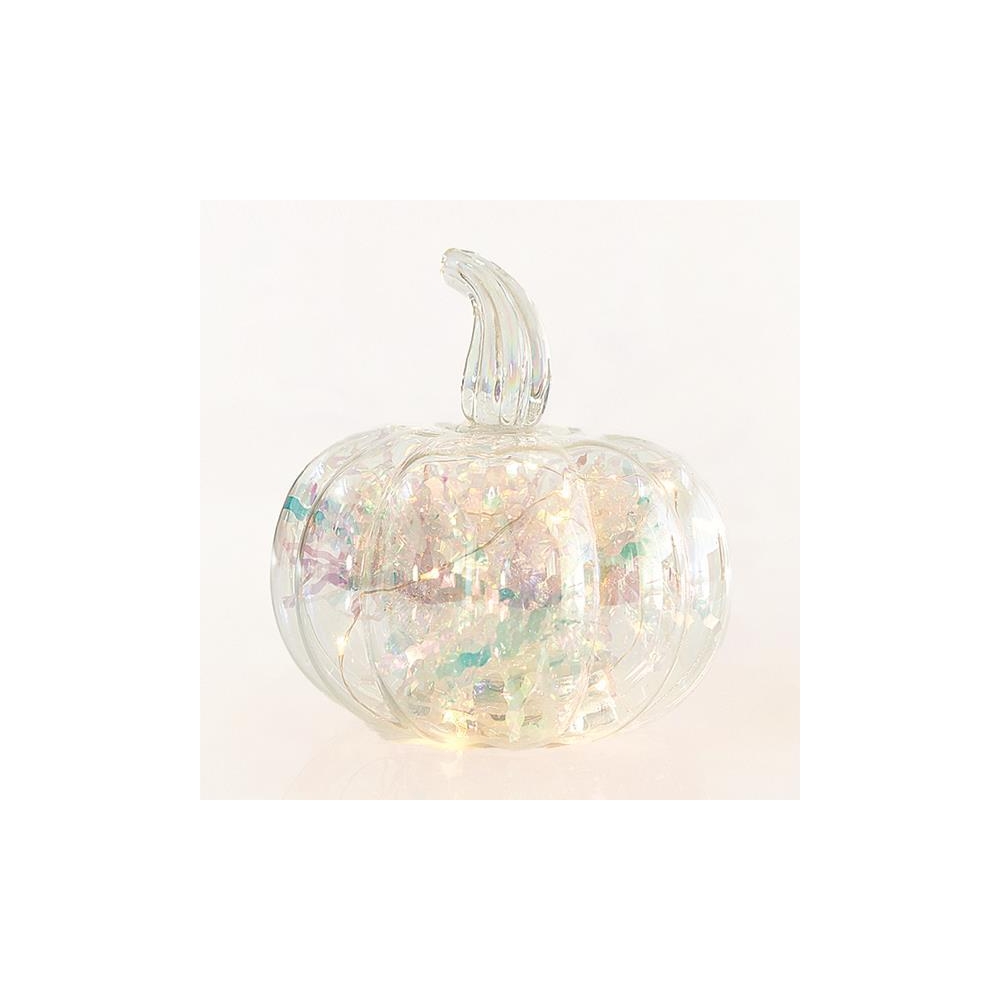 ΚΟΛΟΚΥΘΑ ΓΥΑΛΙΝΗ, ΦΩΤΙΖΟΜΕΝΗ, 11.7cm Eurolamp 600-42344