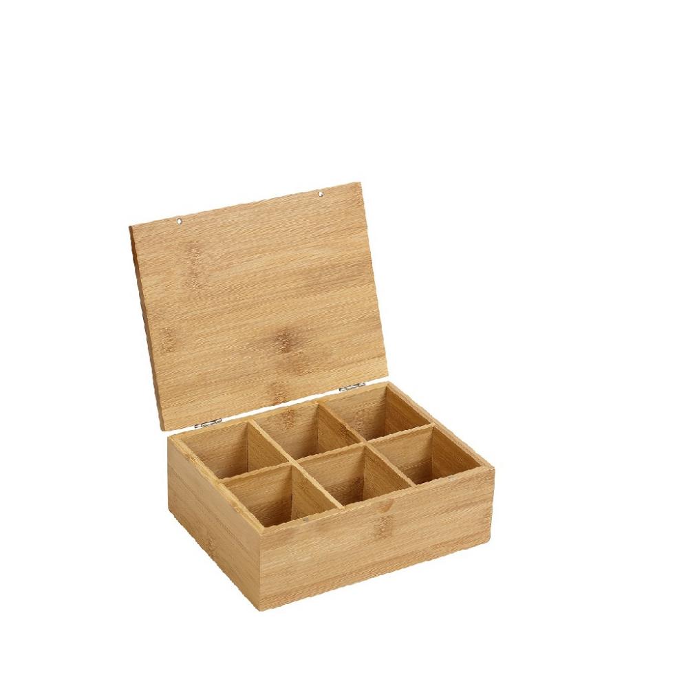 ΚΟΥΤΙ ΜΕ ΚΑΠ. 6-ΘΕΣΕΩΝ BAMBOO 21X16X7,5EK Espiel XYX112