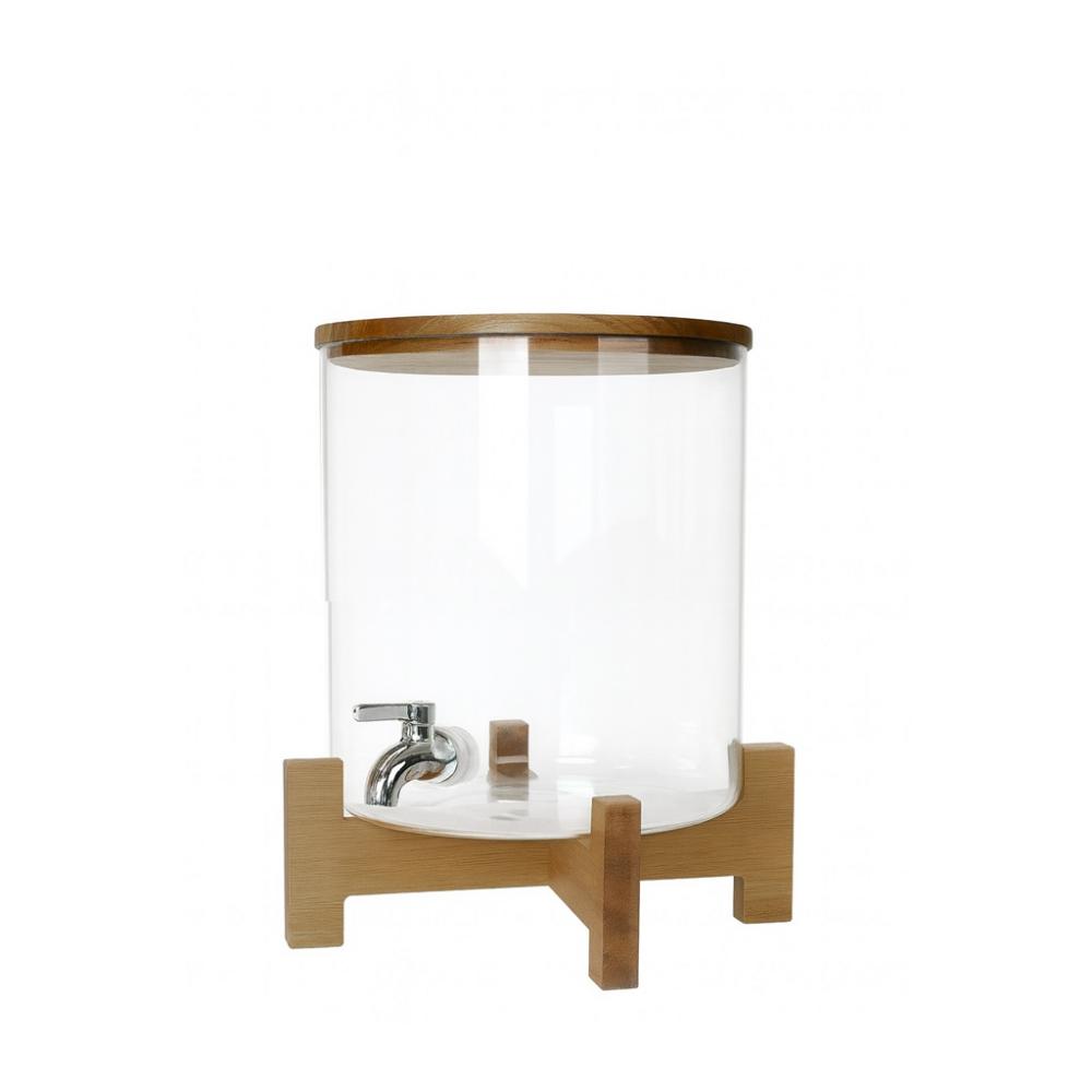 ΔΙΑΝΕΜΗΤΗΣ BOROSILICATE ΜΕ ΚΑΠΑΚΙ/ΒΑΣΗ ΑΚΑΚΙΑΣ 4LT 24,5X23ΕΚ Espiel DOP215
