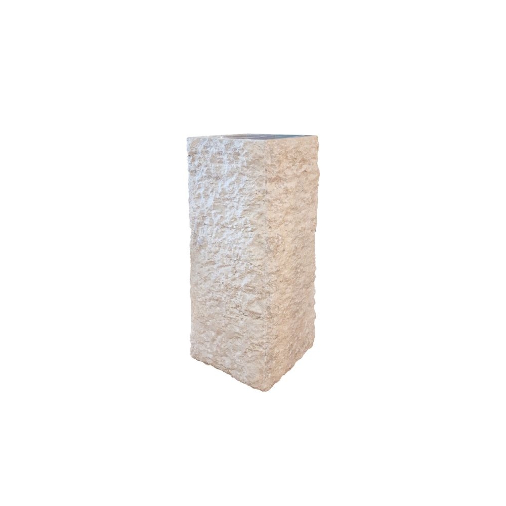 Artekko Solid Μπεζ Κίονας Ανθοστήλη από Terrazzo (35x35x90)cm Artekko 667-4058