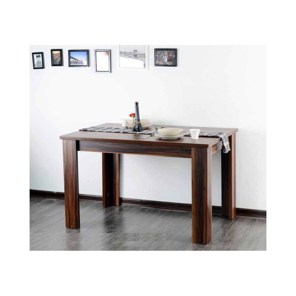 Artekko Apoks Καφέ MDF Τραπέζι Φαγητού (140x80x75)cm Artekko 709-3014