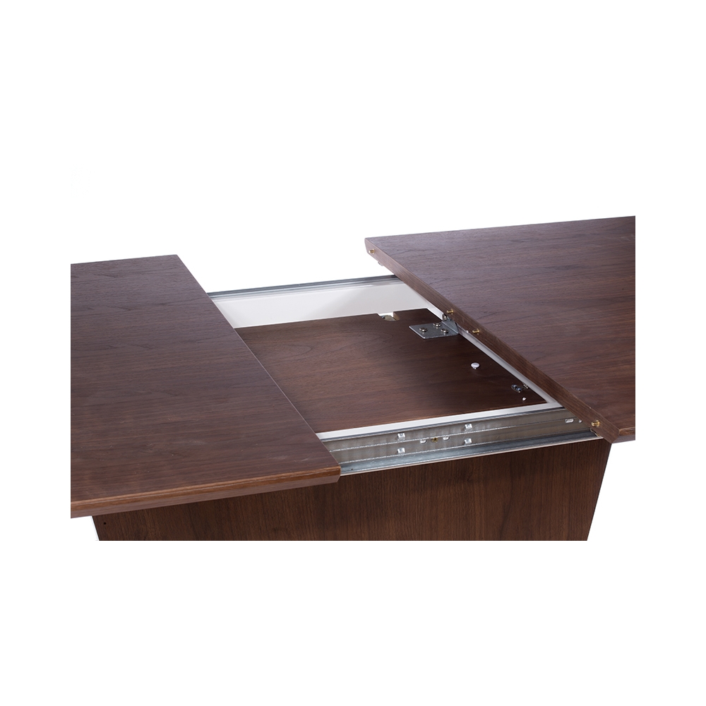 Artekko Tabsef Καφέ MDF Ανοιγόμενο Τραπέζι (160x90x77)cm Artekko 709-3205