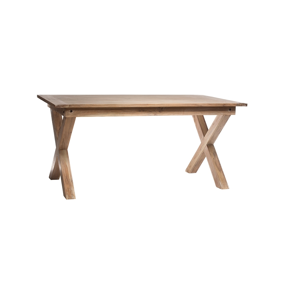 Τραπέζι τραπεζαρίας  με χιαστί πόδι 170.00x90.00x76.00 Artekko 720-1048
