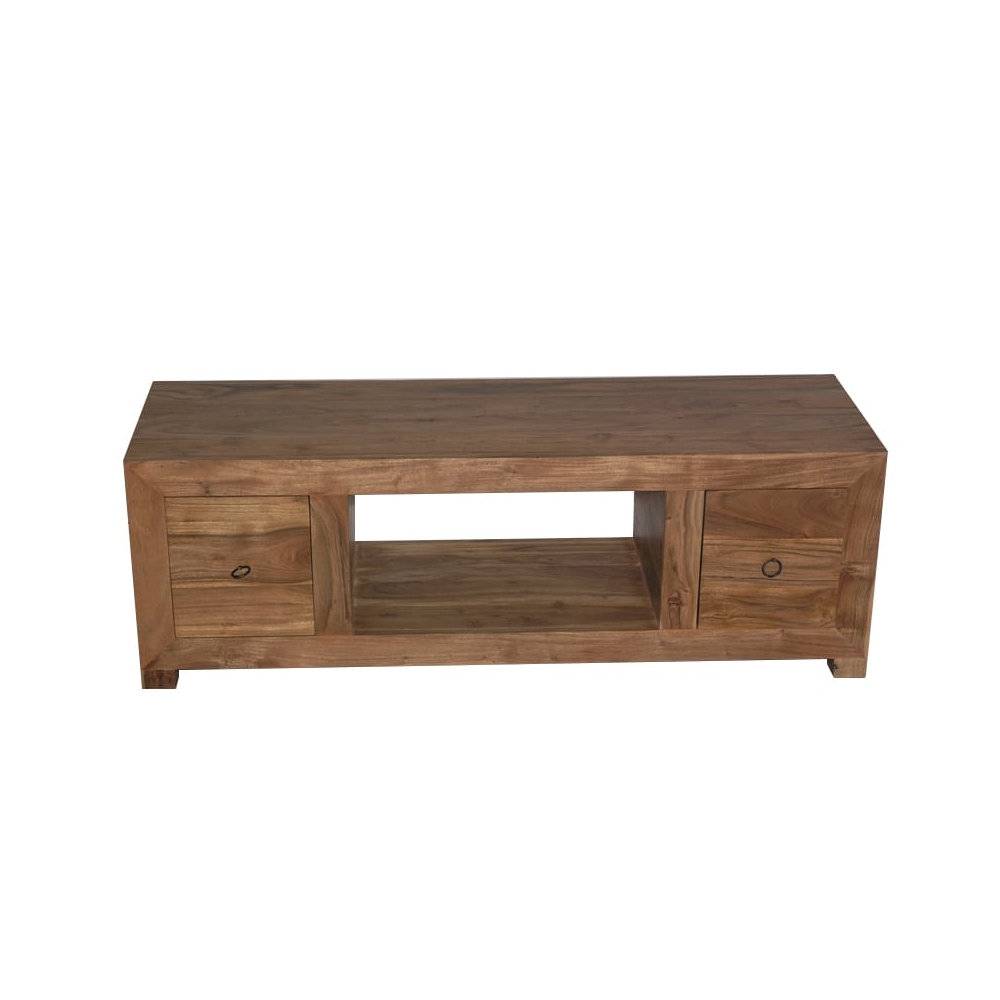 Artekko Creachem Ξύλινο Μασίφ Έπιπλο Τηλεόρασης (120x40x40)cm Artekko 720-1279