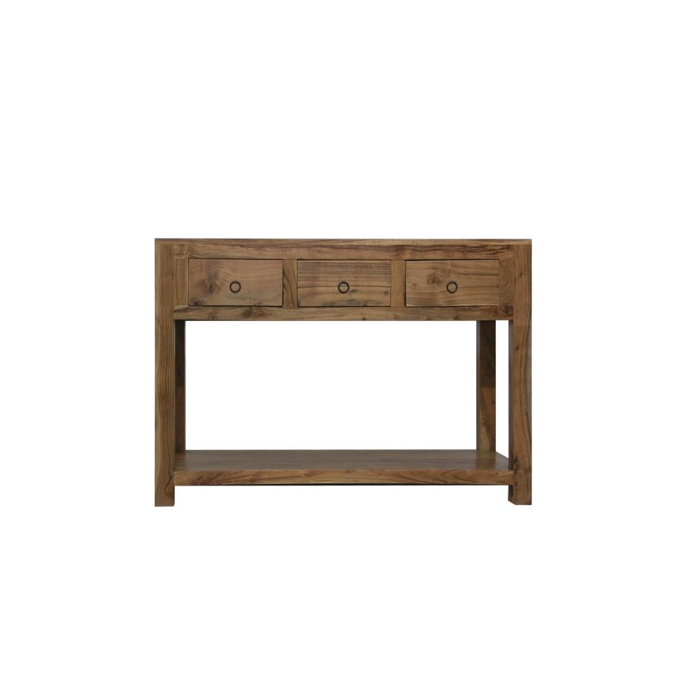 Artekko Attari Καφέ Κοσνσόλα από Ξύλο Teak (110x45x76.5)cm Artekko 720-1285
