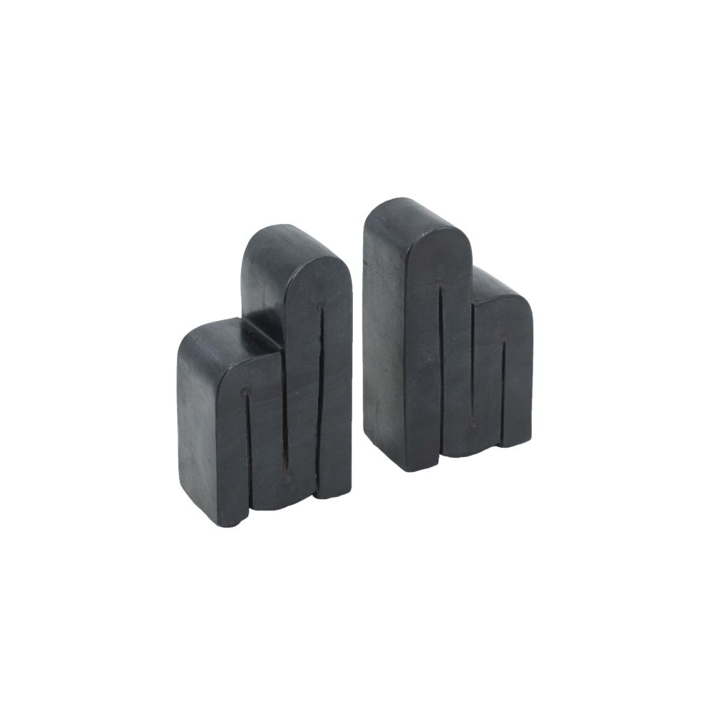 Artekko Bookends Βιβλιοστάτες από Μαύρο Μάρμαρο (8x5x14)cm 2pcs Artekko 72183-DS
