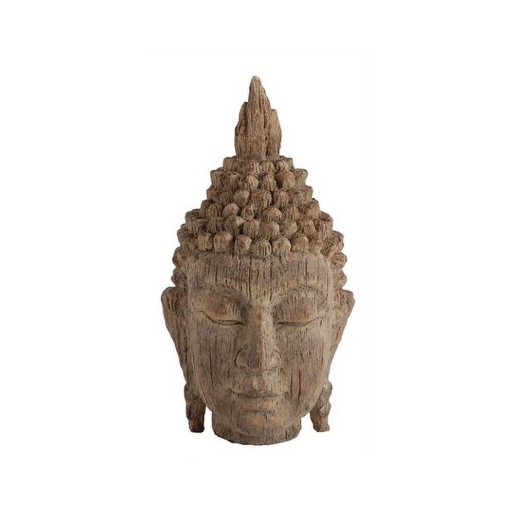 Artekko Buddha Διακοσμητικό Κεφάλι Βούδα Καφέ (11x10.9x20.3)cm Artekko 73630