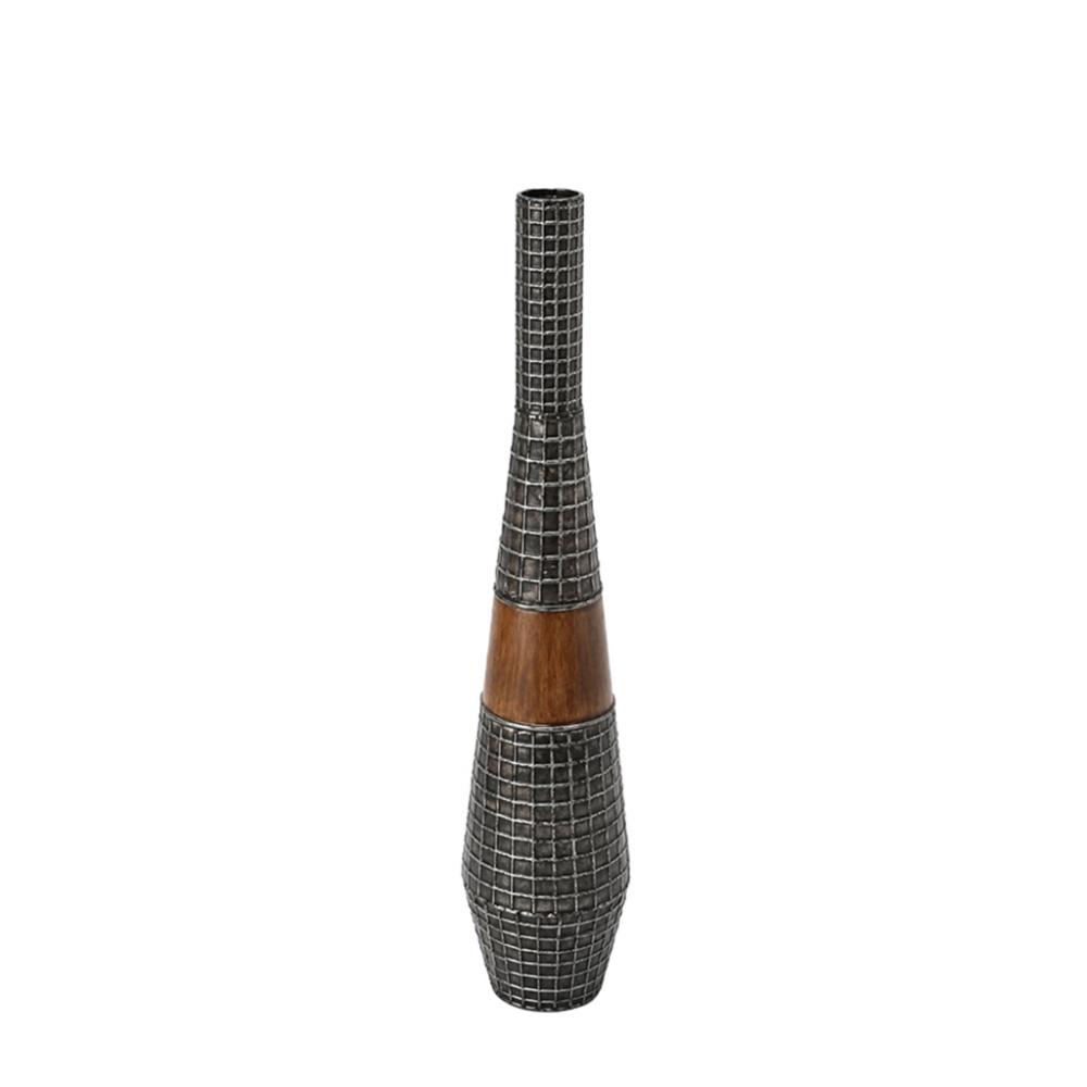 ΒΑΖΟ ΜΕΤΑΛΛΙΚΟ ΓΚΡΙ ΚΑΦΕ 12.7X12.7X61ΕΚ. Espiel DWWA1018