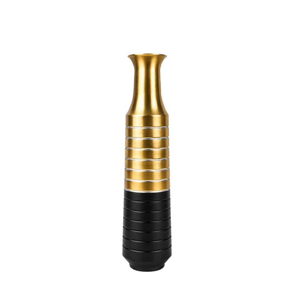 ΒΑΖΟ ΜΕΤΑΛΛΙΚΟ ΜΑΥΡΟ ΧΡΥΣΟ 15.2X15.2X61ΕΚ. Espiel DWWA1023