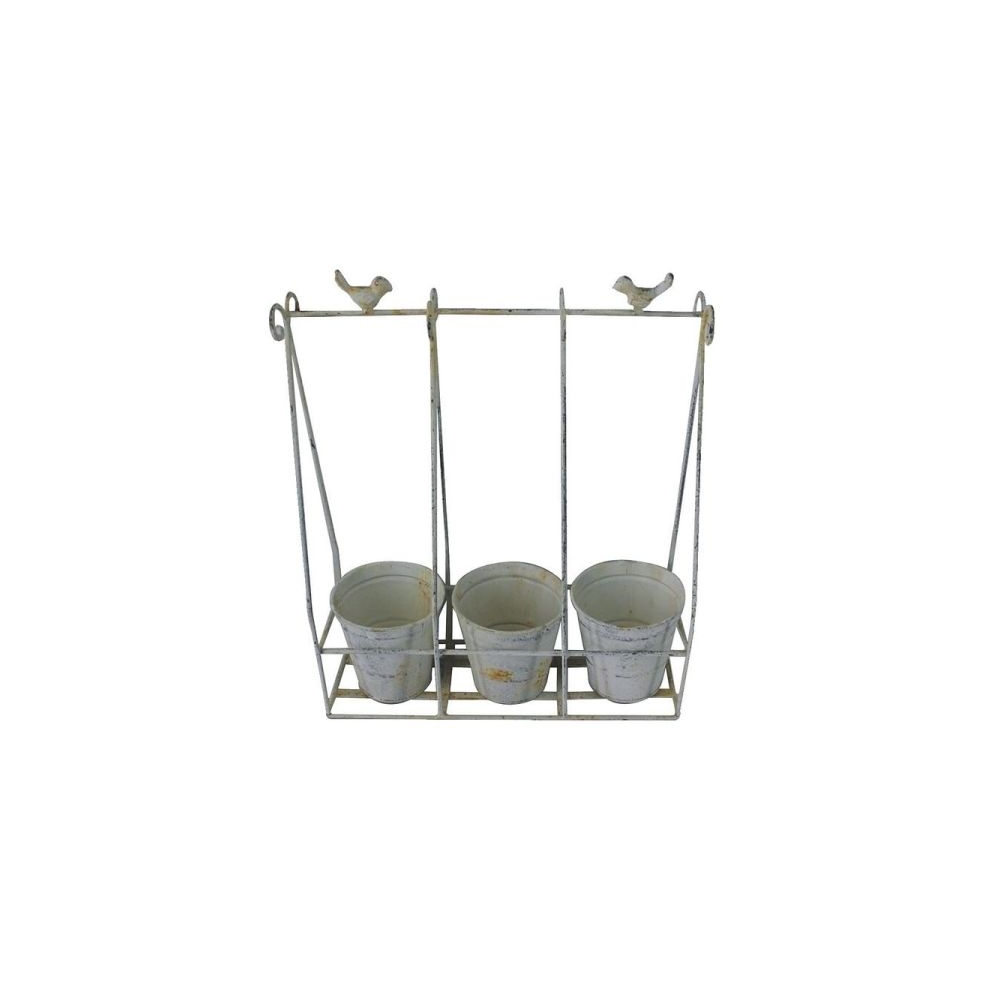 Artekko Oblae Κασπώ Μεταλλικό με 3 Θέσεις (40x13x42)cm Artekko 742-2228