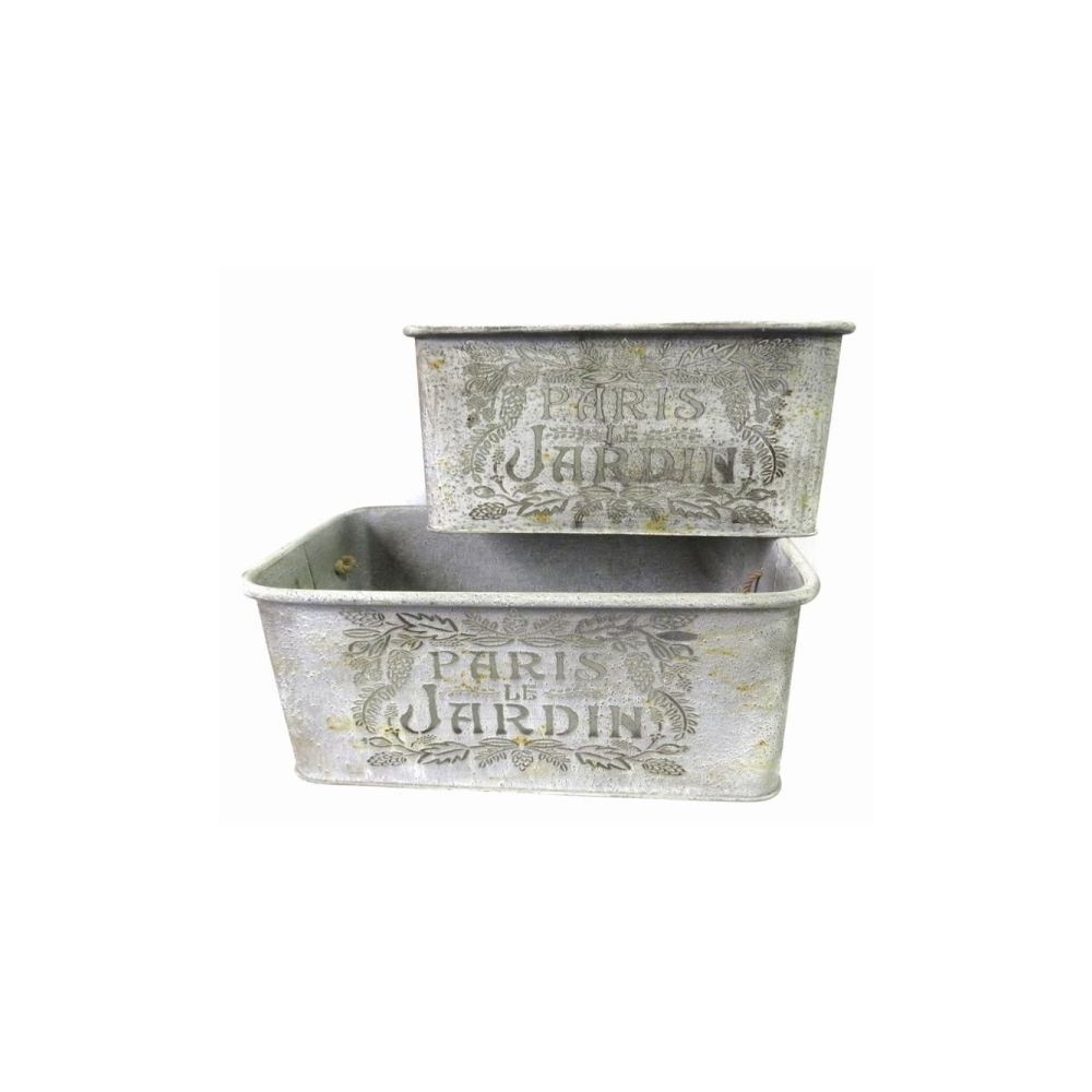 Artekko Γλάστρα Μεταλλική Διακοσμητική (57x34x30)cm Artekko 742-2411