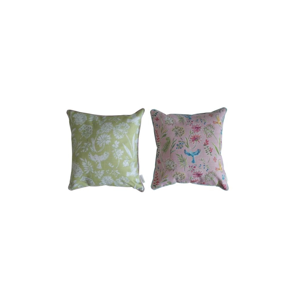 Artekko Voo Πολύχρωμα Υφασμάτινα Μαξιλάρια (37x37x10)cm 2pcs Artekko 742-2445