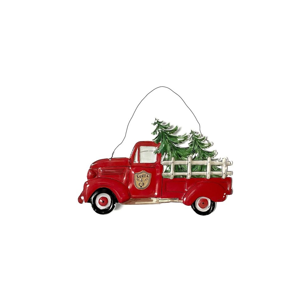 Artekko Xmas Μεταλλική Διακοσμητική Πινακίδα Τοίχου (29x18x1)cm Artekko 742-2475