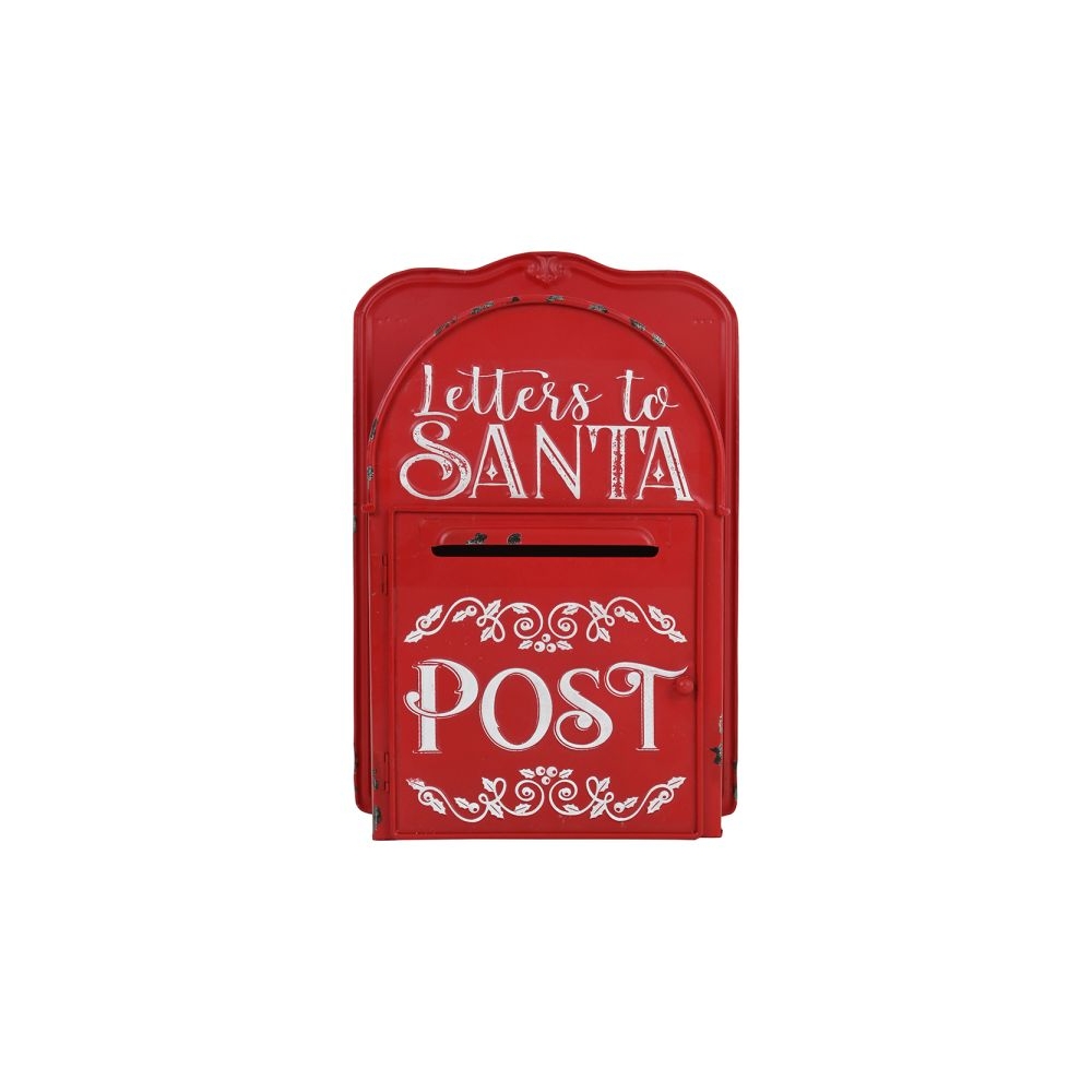 Artekko Xmas Mailbox Κόκκινο Μεταλλικό Γραμματοκιβώτιο Artekko 742-2518