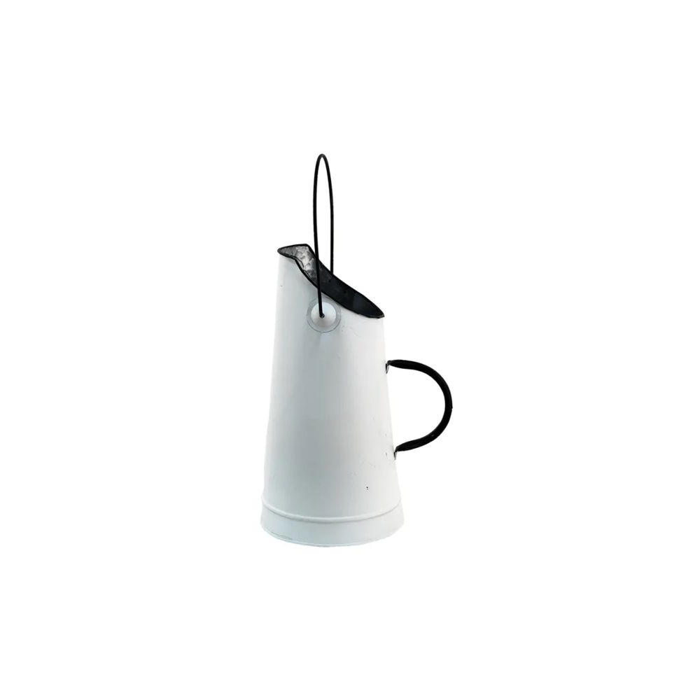 Artekko Jug Λευκή Μεταλλική Κανάτα (20x16x30)cm Artekko 742-2615