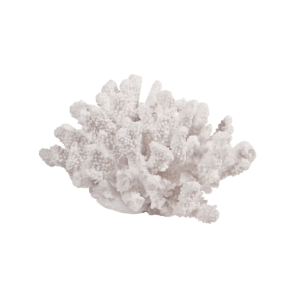 Artekko Coral Λευκό Διακοσμητικό Κοράλλι Ρητίνης (21.1x19.1x12)cm Artekko 74993