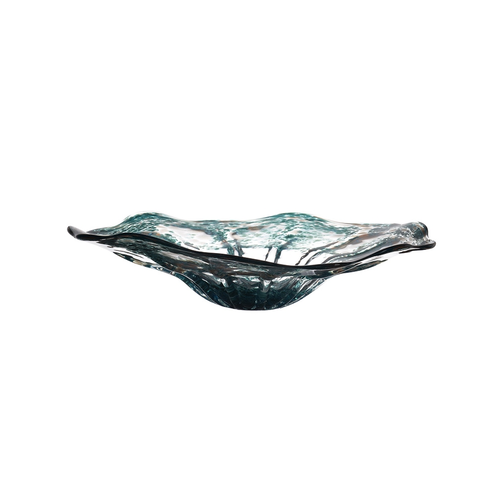 Artekko Zruek Διακοσμητικό Κρυστάλλινο Μπολ (38x38x9)cm Artekko 76035