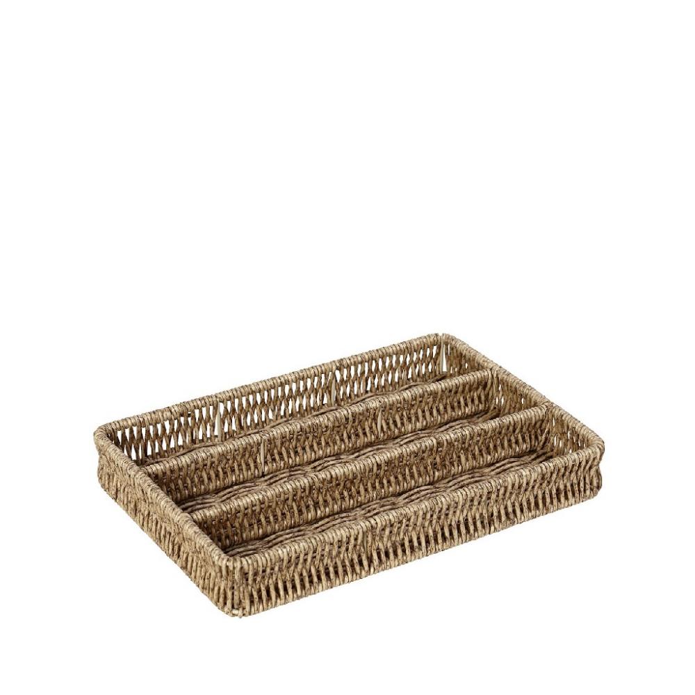 ΔΙΣΚΟΣ ΜΕ ΔΙΑΧΩΡΙΣΤΙΚΑ SYNTH. RATTAN ΜΠΕΖ 28Χ19Χ4ΕΚ Espiel KOD135