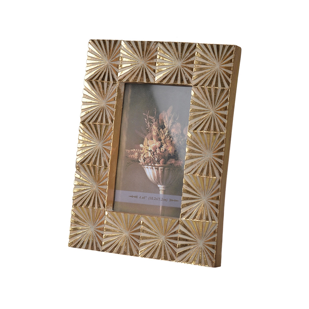 Artekko Mathis Κορνίζα Φωτογραφίας 10x15cm Ρητίνη Χρυσό (19x2.5x24)cm Artekko 76295